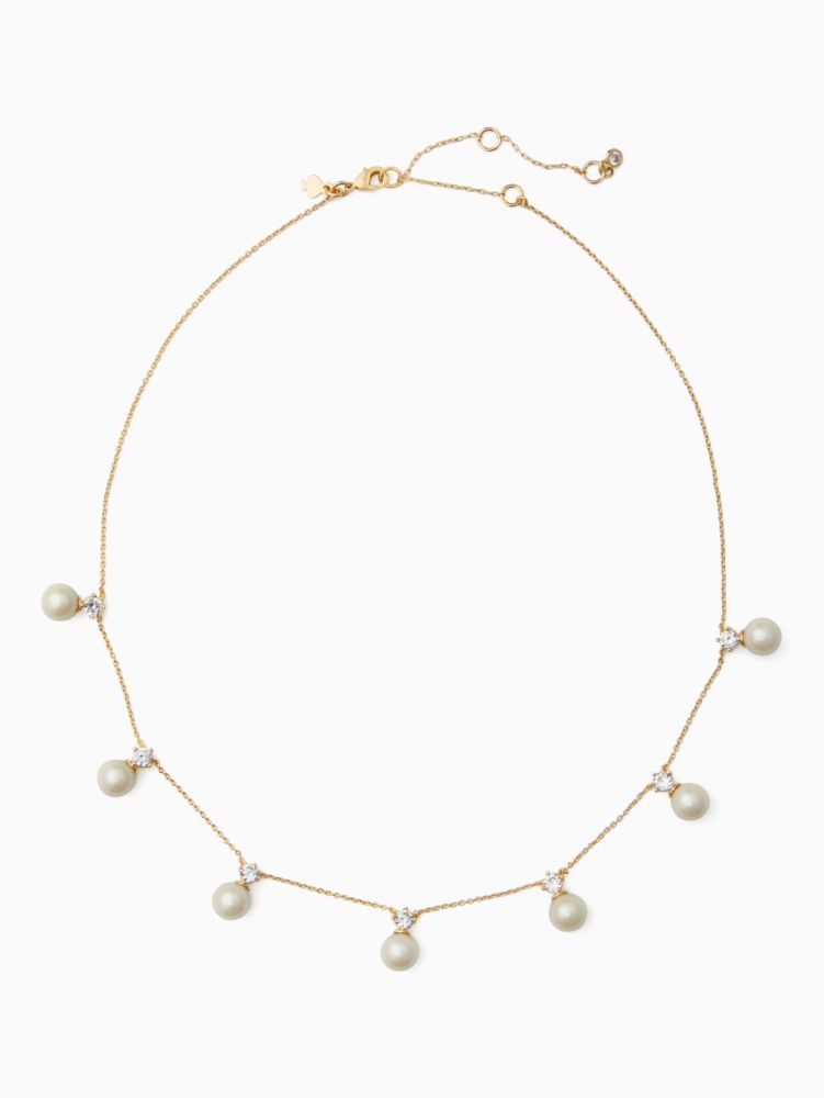 Kate Spade,pearls of wisdom short scatter necklace,necklaces,