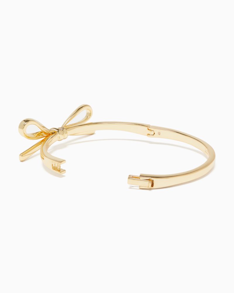 Kate Spade,skinny mini bow bangle,bracelets,Gold