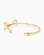 Kate Spade,skinny mini bow bangle,bracelets,Gold