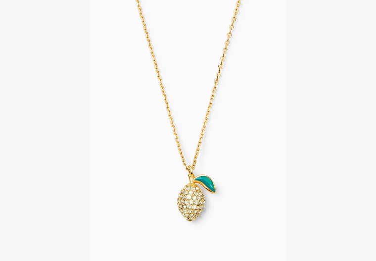 Kate Spade,picnic perfect lemon mini pendant,necklaces,