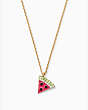 Kate Spade,picnic perfect watermelon mini pendant,necklaces,