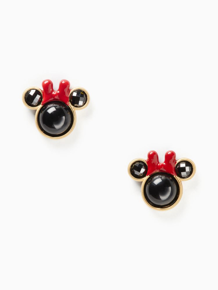 Kate Spade,Disney X Kate Spade New York Minnie Stud Earrings,