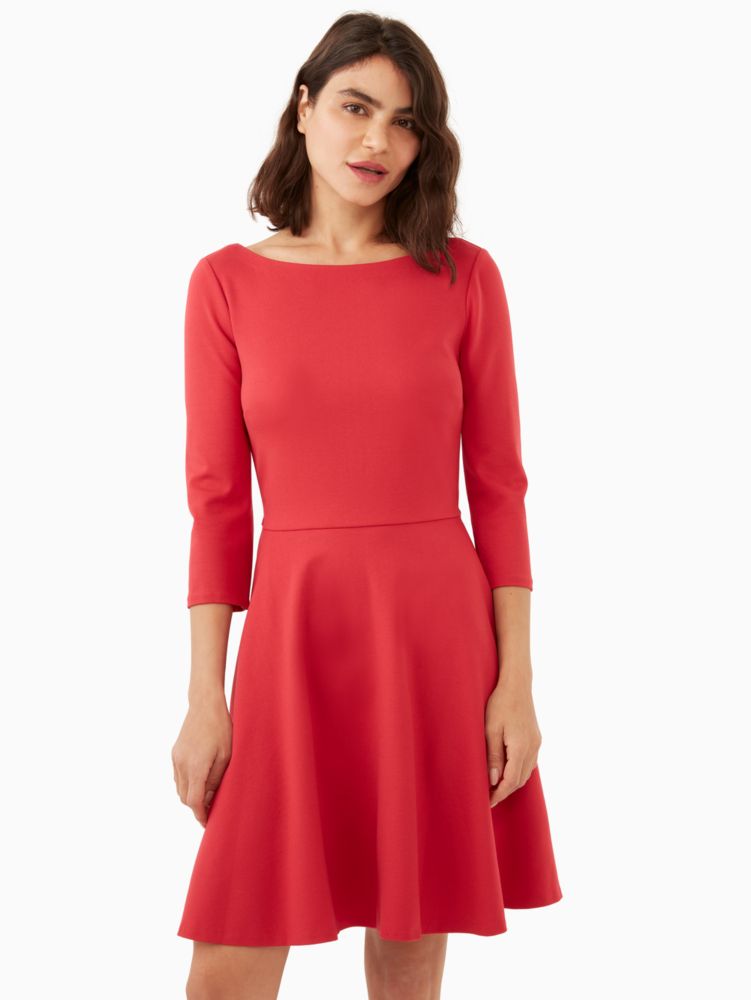 Kate Spade,boat neck ponte dress,75%,