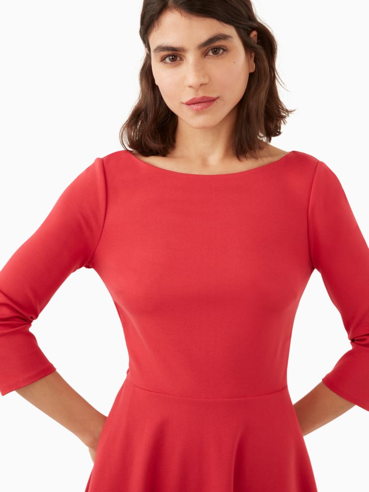 Kate Spade,Boat Neck Ponte Dress,
