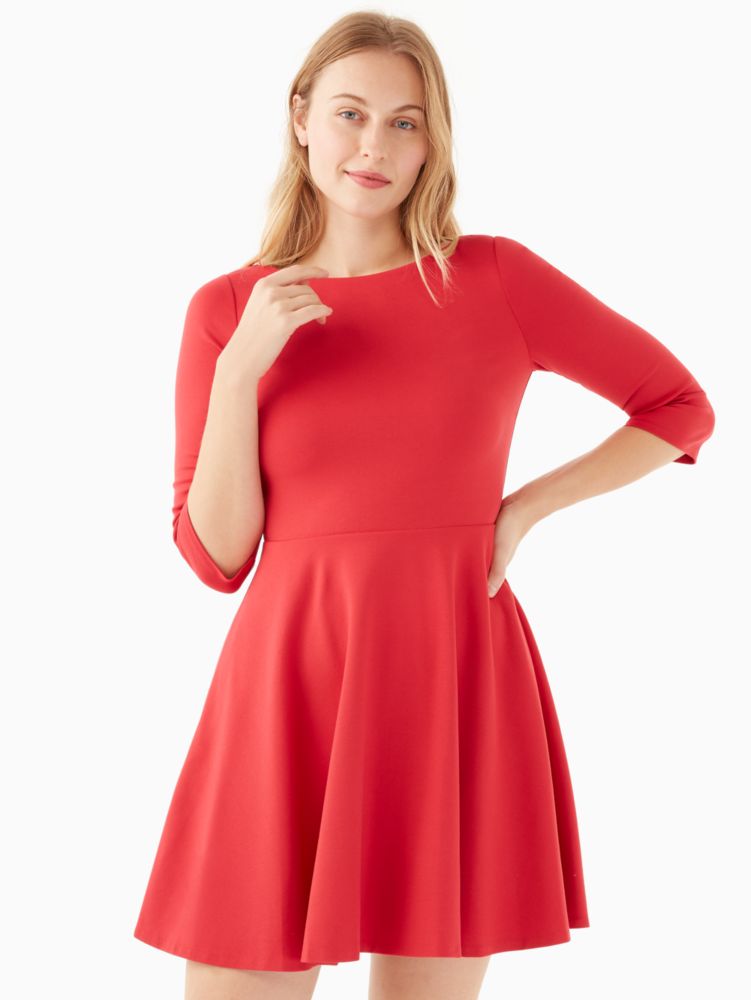 Kate spade scallop ponte on sale dress