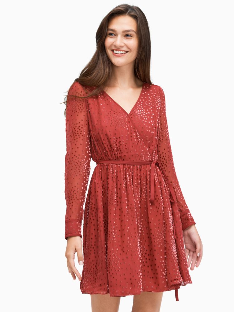Festive Confetti Devore Mini Dress Kate Spade Outlet Kate Spade Outlet