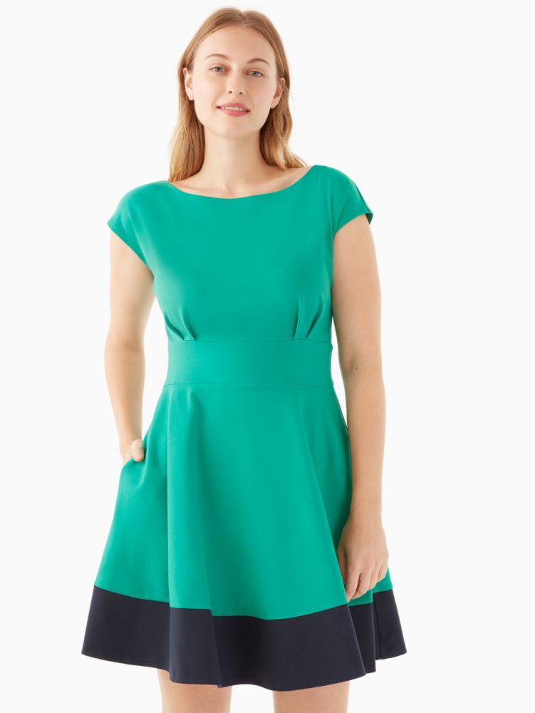 Colorblock Ponte Fiorella Dress