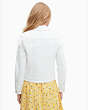 Kate Spade,classic denim jacket,jackets & coats,Fresh White