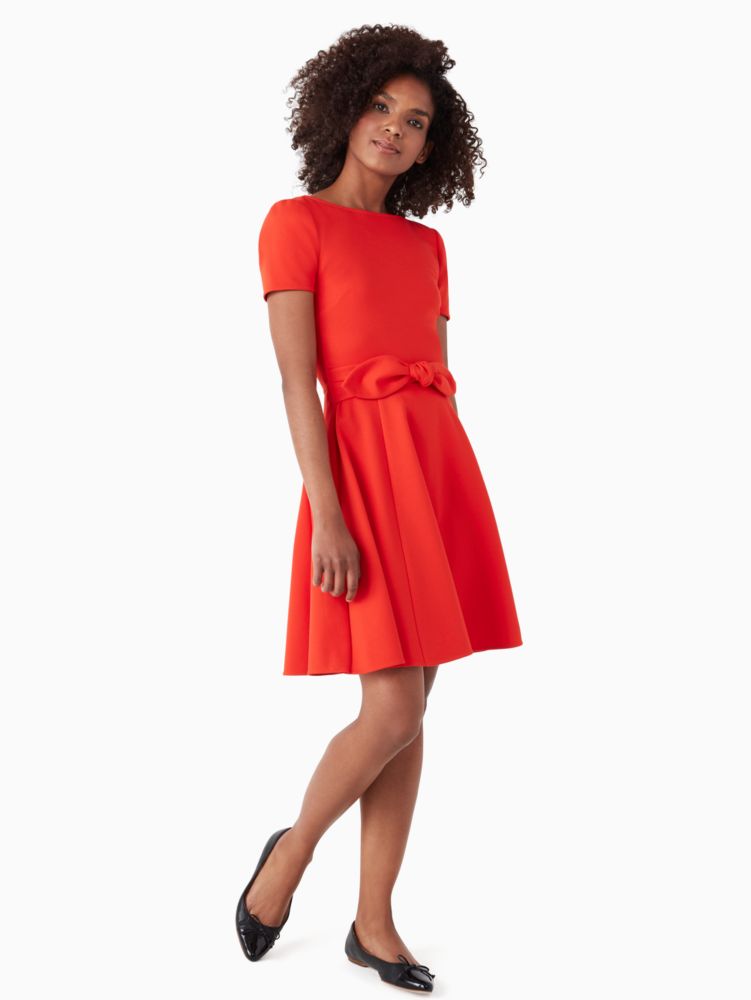 Tie Waist Ponte Dress | Kate Spade Outlet