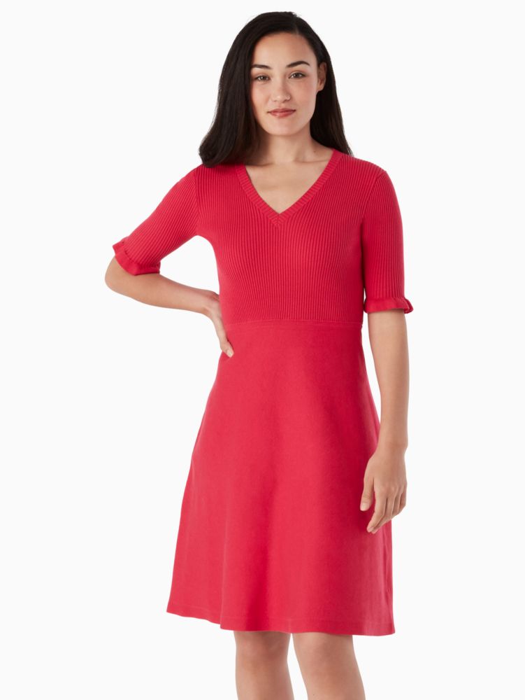 V Neck Sweater Dress Kate Spade Outlet Kate Spade Outlet