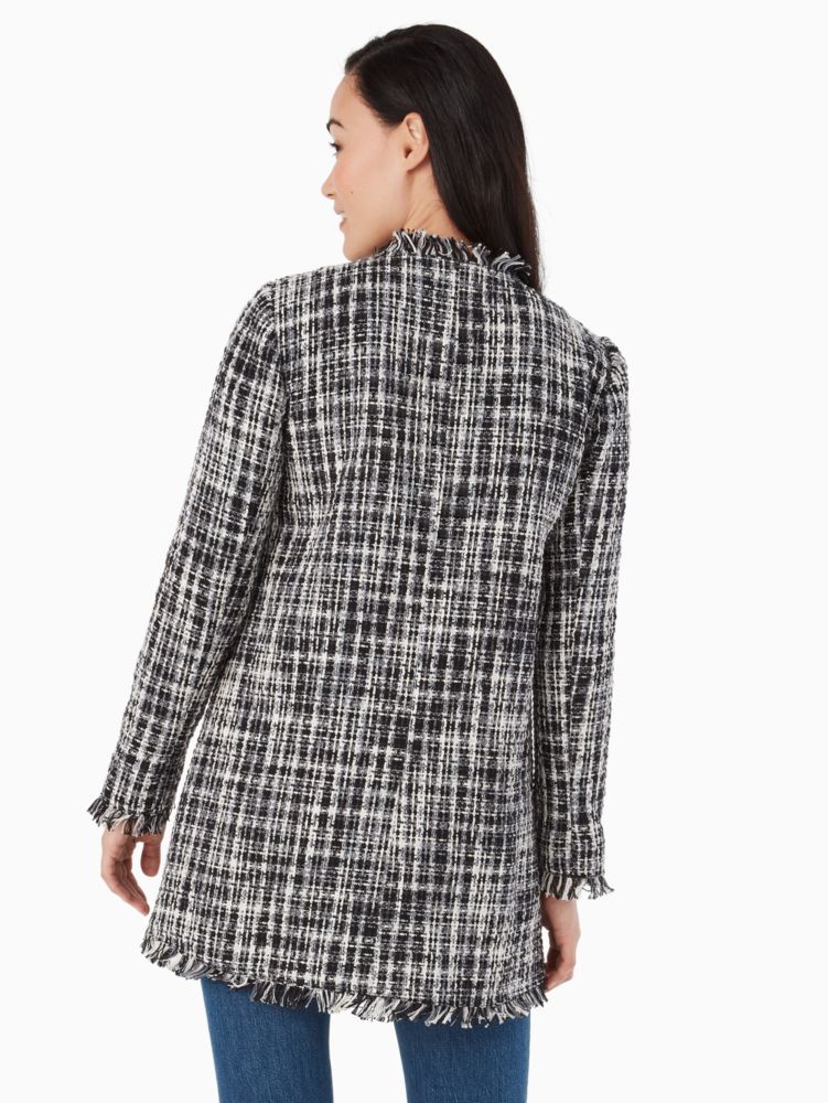 Kate spade tweed outlet coat