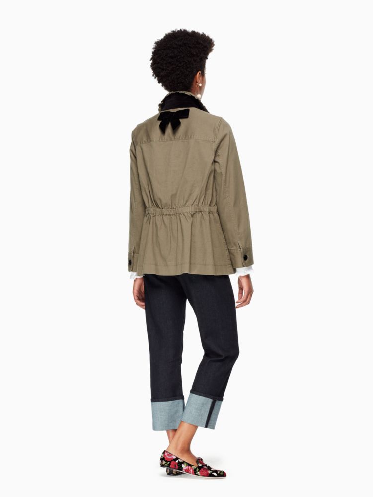 Broome Street Ruffle Military Jacket Kate Spade Outlet Kate Spade Outlet