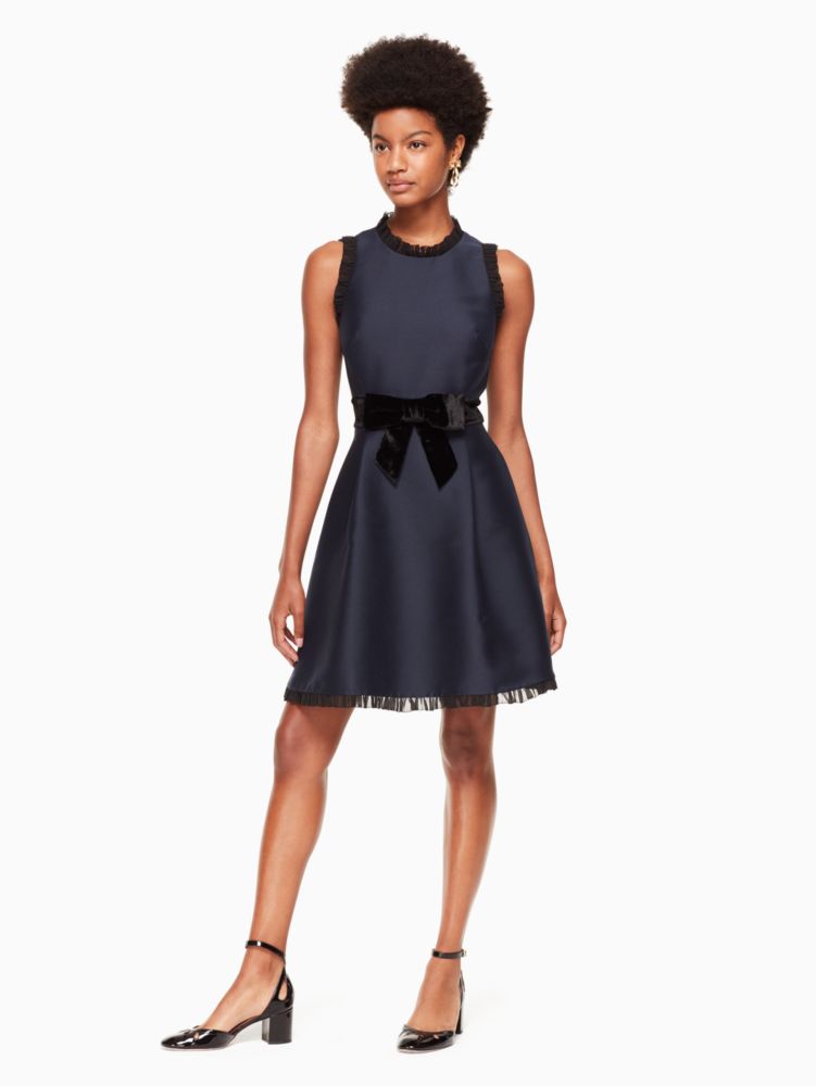 kate spade new york Bow Back Dress in Black