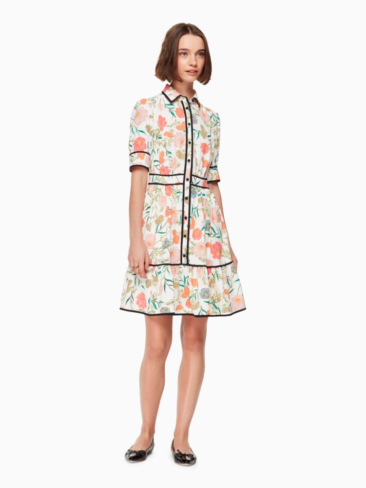 Picnic Perfect Blossom Fluid Shirtdress | Kate Spade Surprise