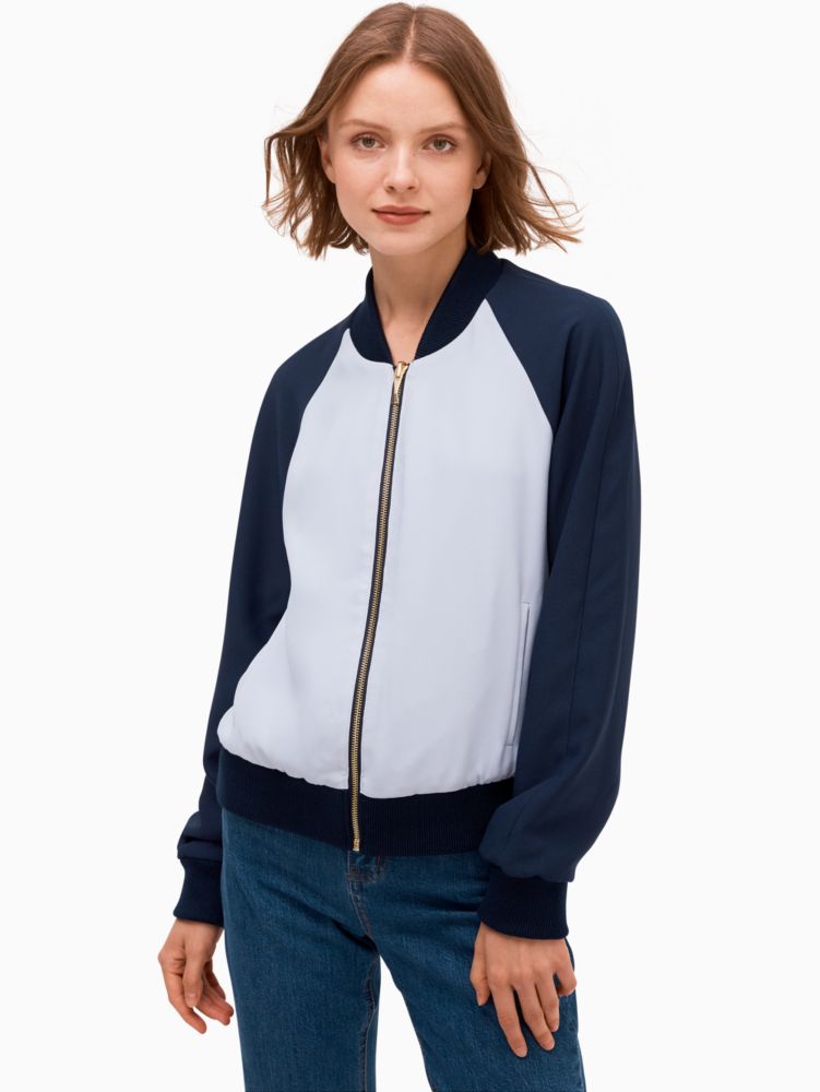 Kate Spade,out west wild roses reversible bomber jacket,jackets & coats,