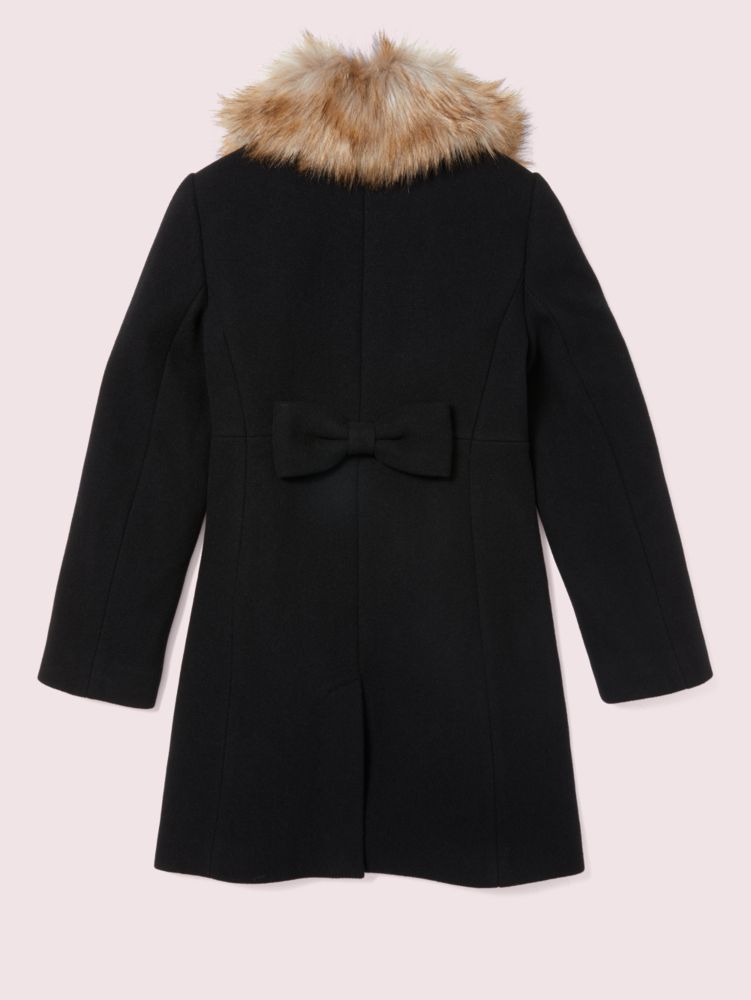 Kate spade fur outlet collar coat