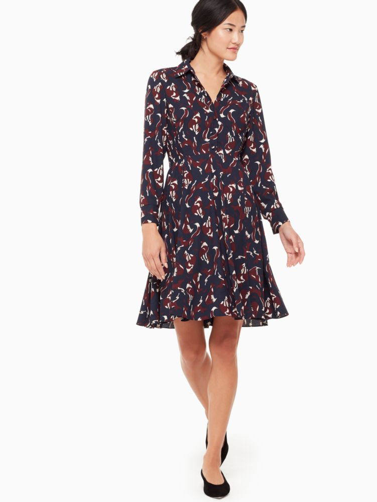 Kate spade shop fox print dress