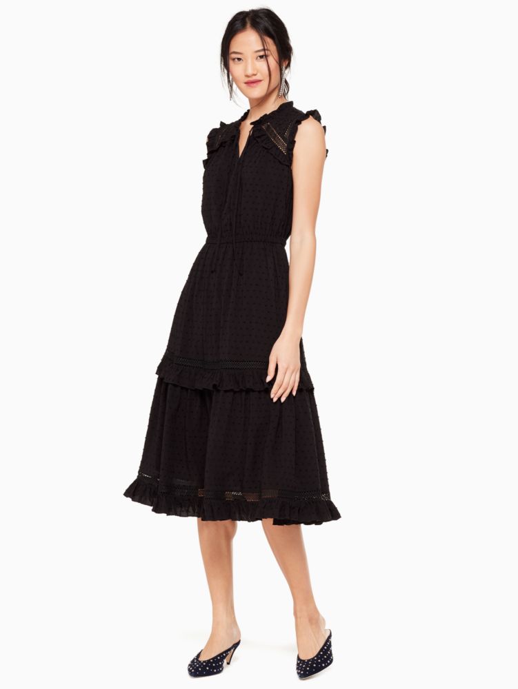 Broome Street Swiss Dot Sleeveless Dress Kate Spade Outlet Kate Spade Outlet