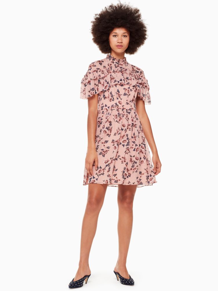 Kate spade prairie 2025 rose clip mini dress