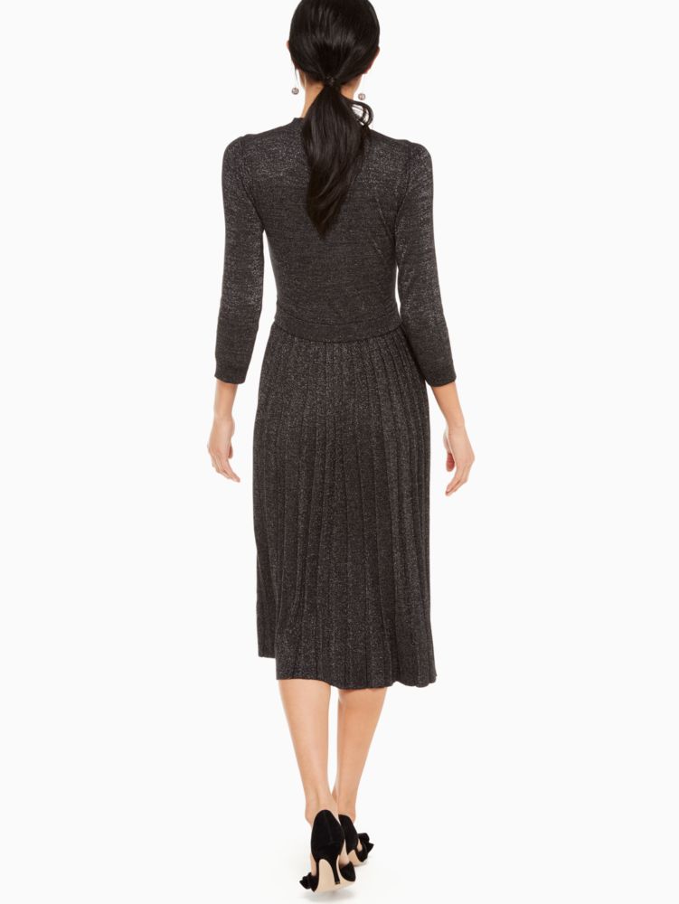 Kate spade metallic sale wrap sweater dress