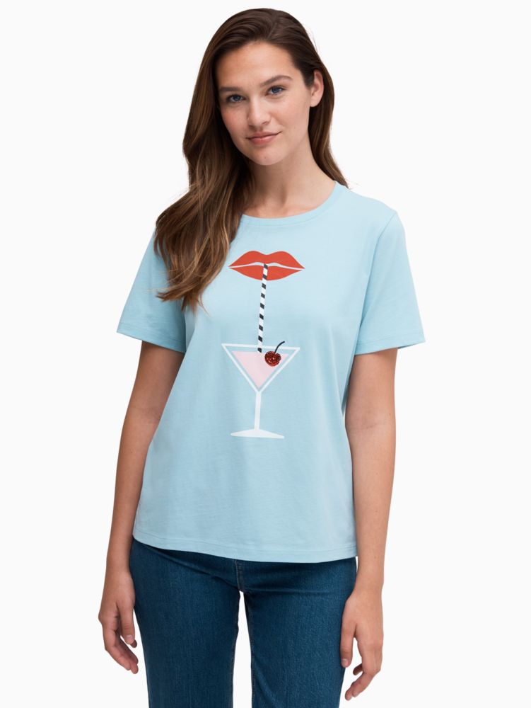 Kate Spade,Cocktail Hour Tee,