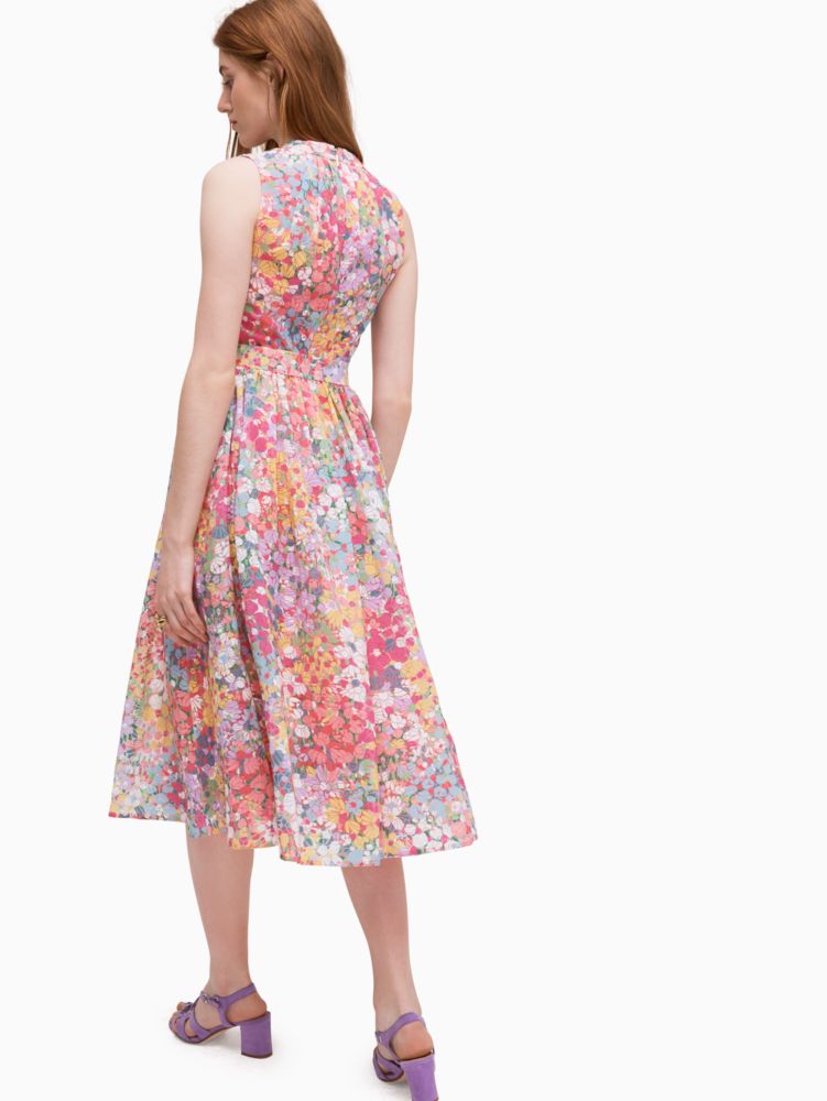 Floral Dots Burnout Dress Kate Spade Outlet