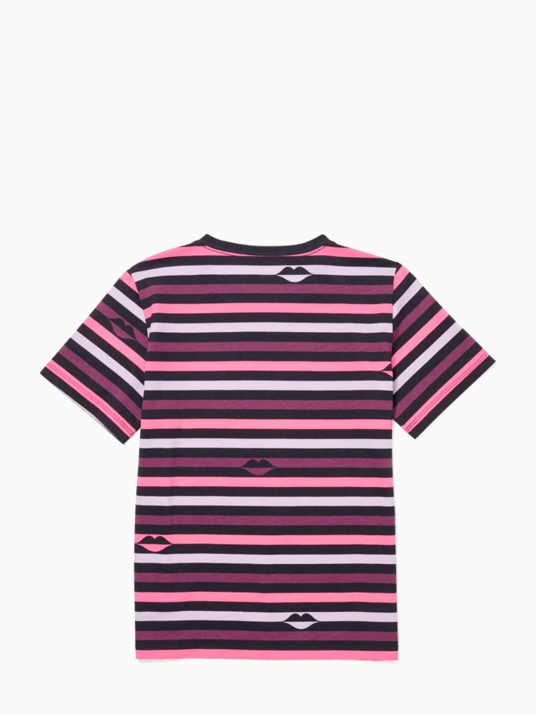 Kate Spade,Lips Stripe Tee,