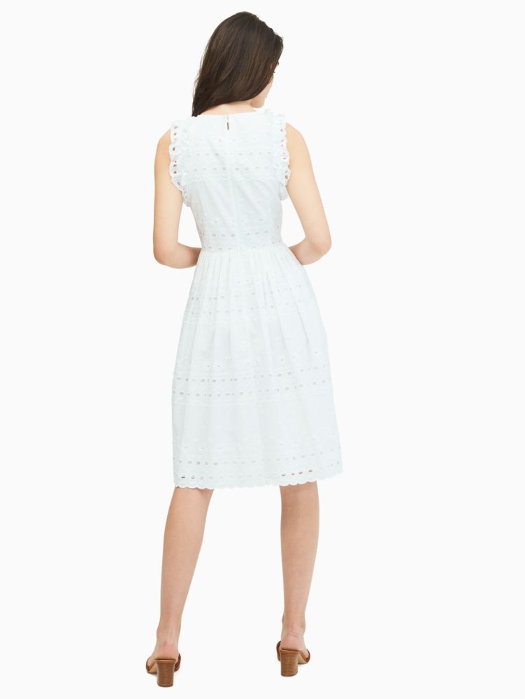 Kate spade store white eyelet dress