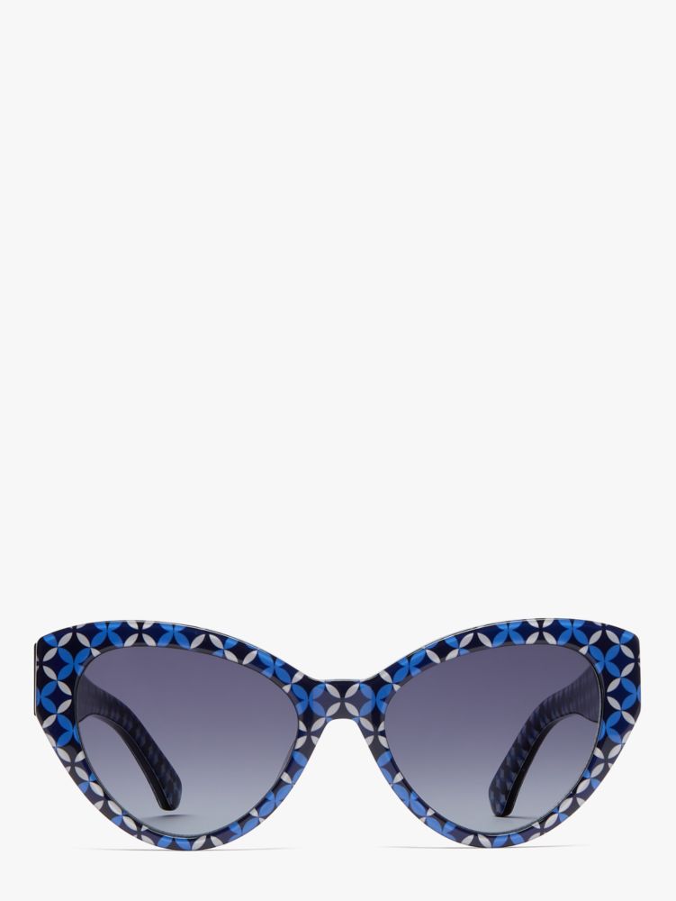 Kate Spade,Paisleigh Sunglasses,Navy Multi