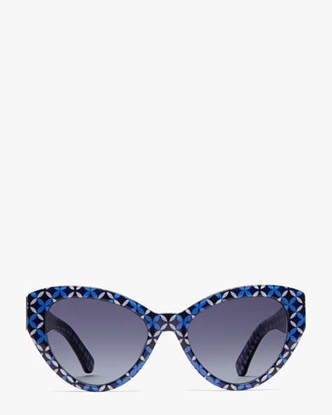 Kate Spade,Paisleigh Sunglasses,Navy Multi
