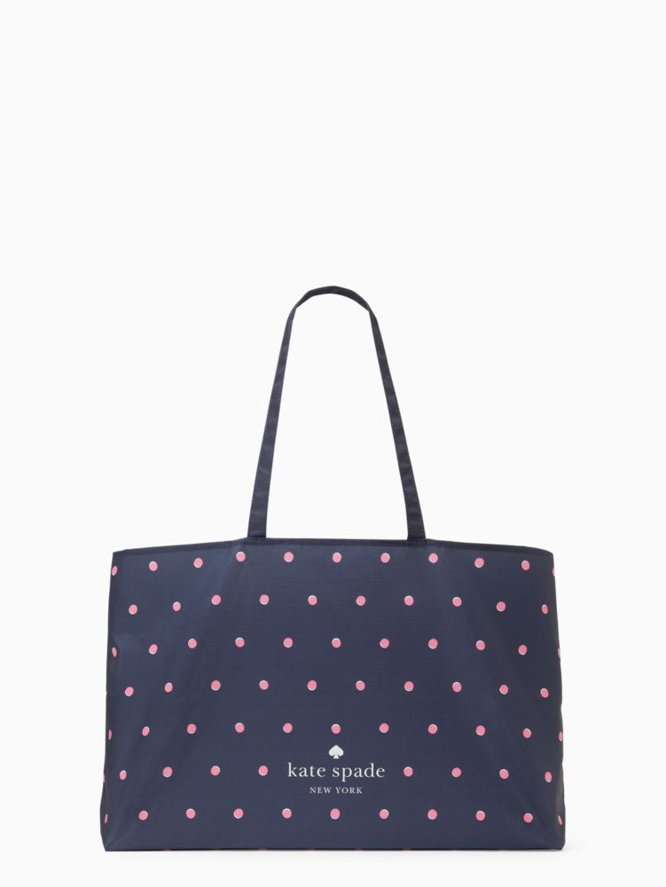 Large Park Dot Canvas Tote