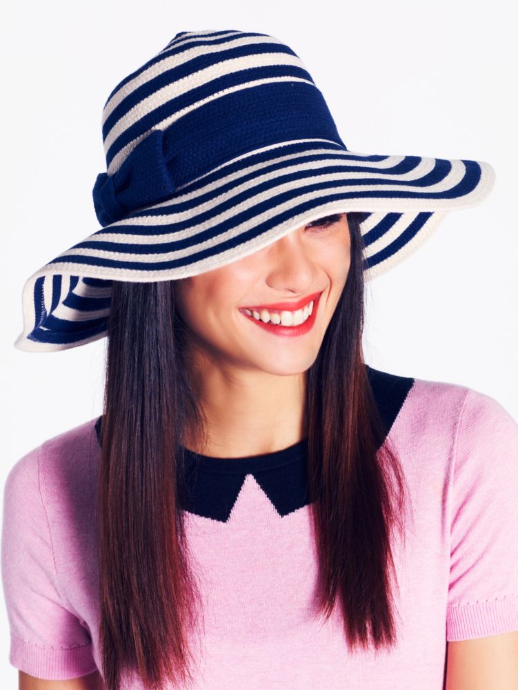 Kate Spade,Stripe Sun Hat,