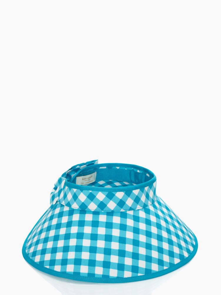 Gingham Roll Up Visor, , Product
