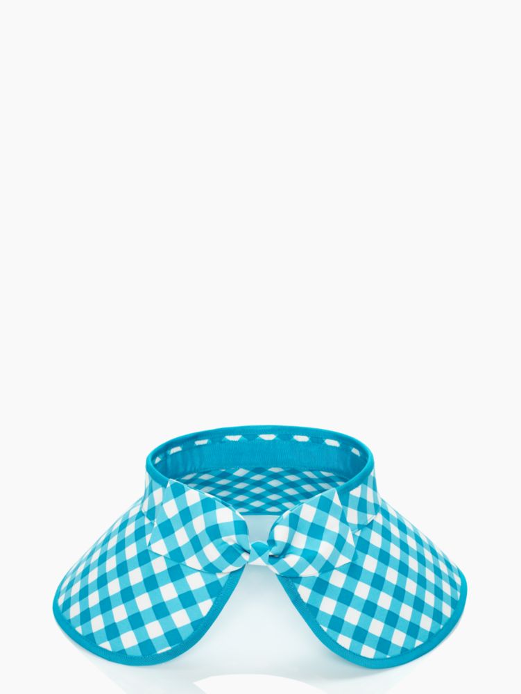 Gingham Roll Up Visor, , Product