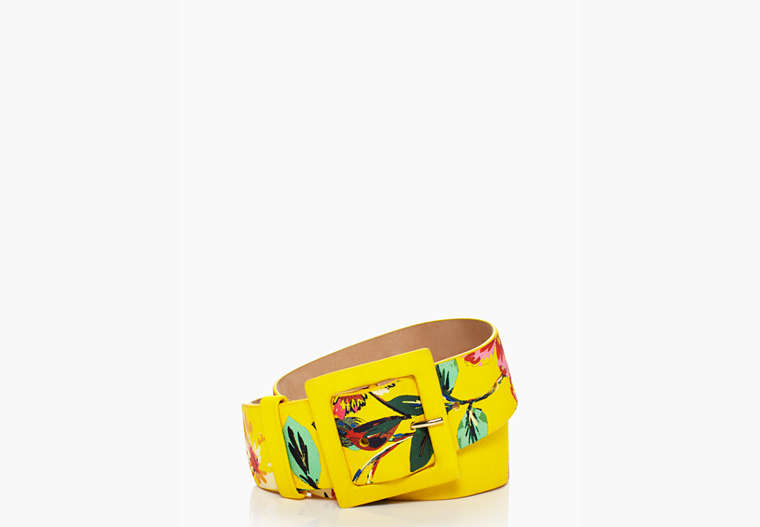 In Full Bloom Extra Wide Printed Belt, , Product