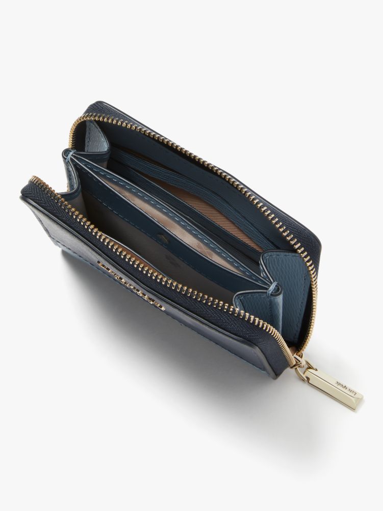 Kate Spade,Spencer Zip Cardholder,cardholders,Asilah Blue