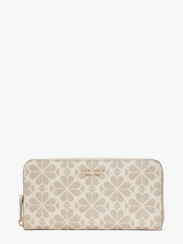 kate spade new york Kate spade フラワー 長財布スナップボタン開閉式