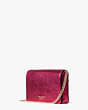 Kate Spade,spencer metallic chain wallet,crossbody bags,Metallic Rhododendron