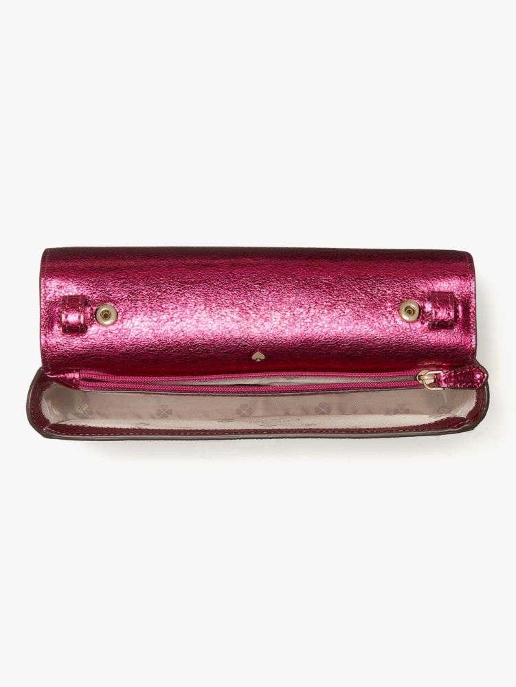 Kate Spade,Spencer Metallic Chain Wallet,