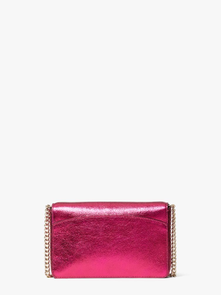 Kate Spade,Spencer Metallic Chain Wallet,