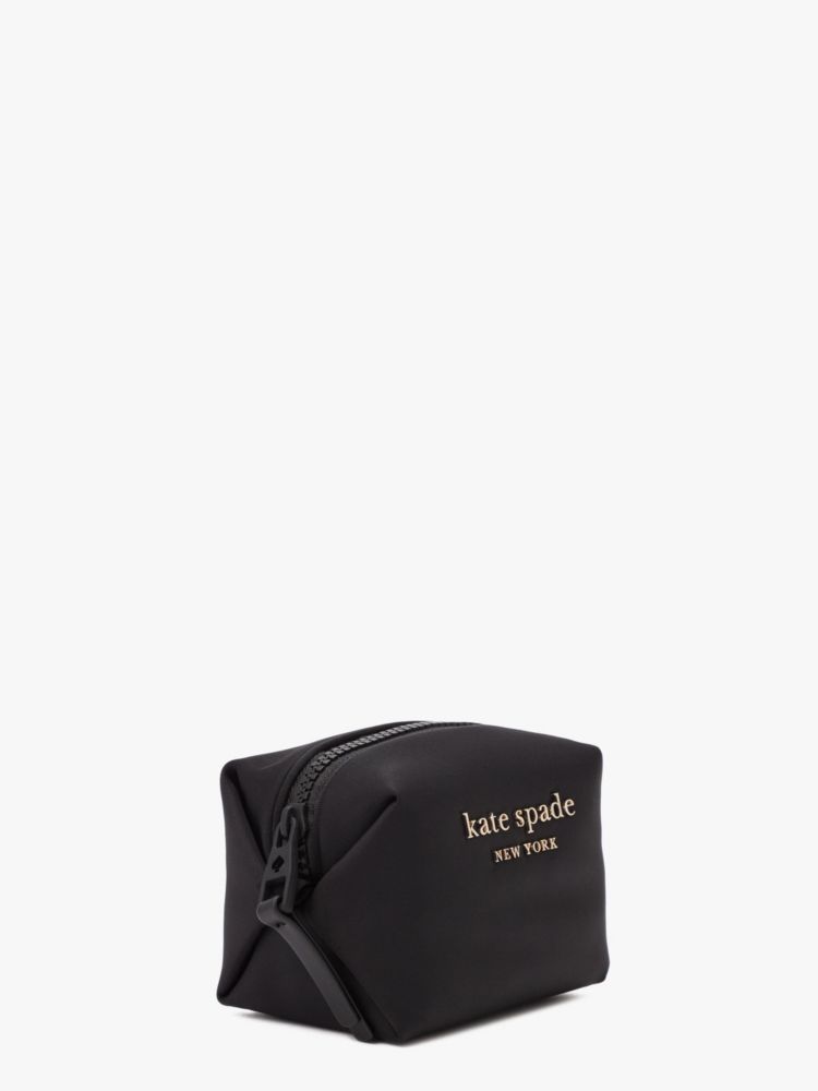Kate Spade,エブリシング パフィー ミニ コスメティック ケース,全てのアウトレット,ブラック