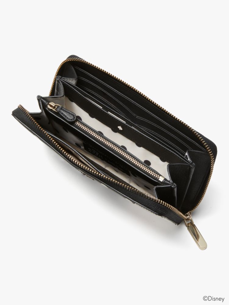 Kate Spade,disney x kate spade new york minnie zip-around continental,
