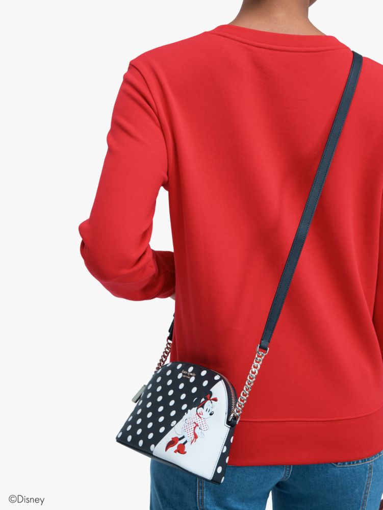 Kate Spade,disney x kate spade new york minnie mouse small dome crossbody,crossbody bags,