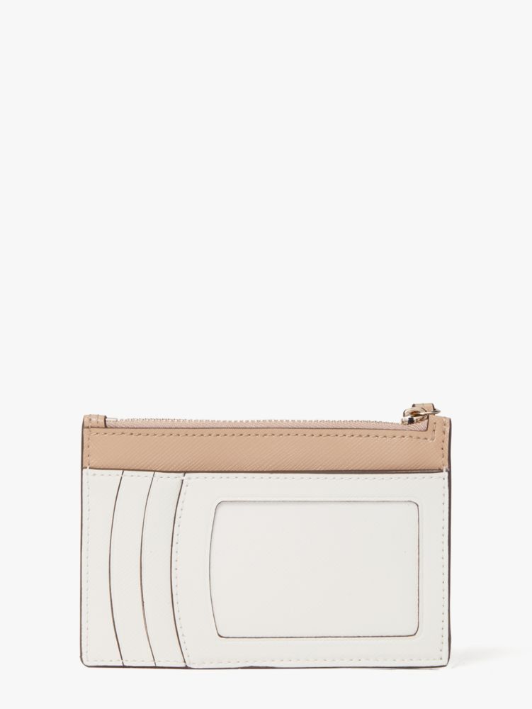 QA_AUTO spencer cardholder wristlet, Parchment/Raw Pecan, Product