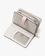 Kate Spade,Spencer Compact Wallet,Tutupnk/Crsp Linen
