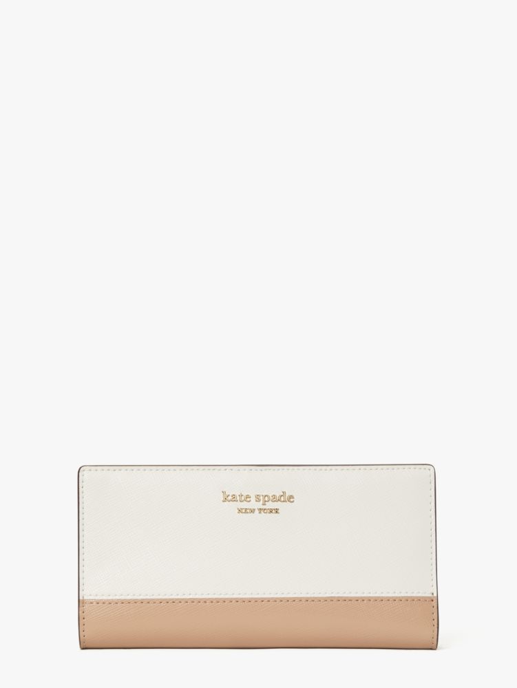 Kate Spade,スペンサー スリム バイフォールド ウォレット,パーチモント／ローピーカン