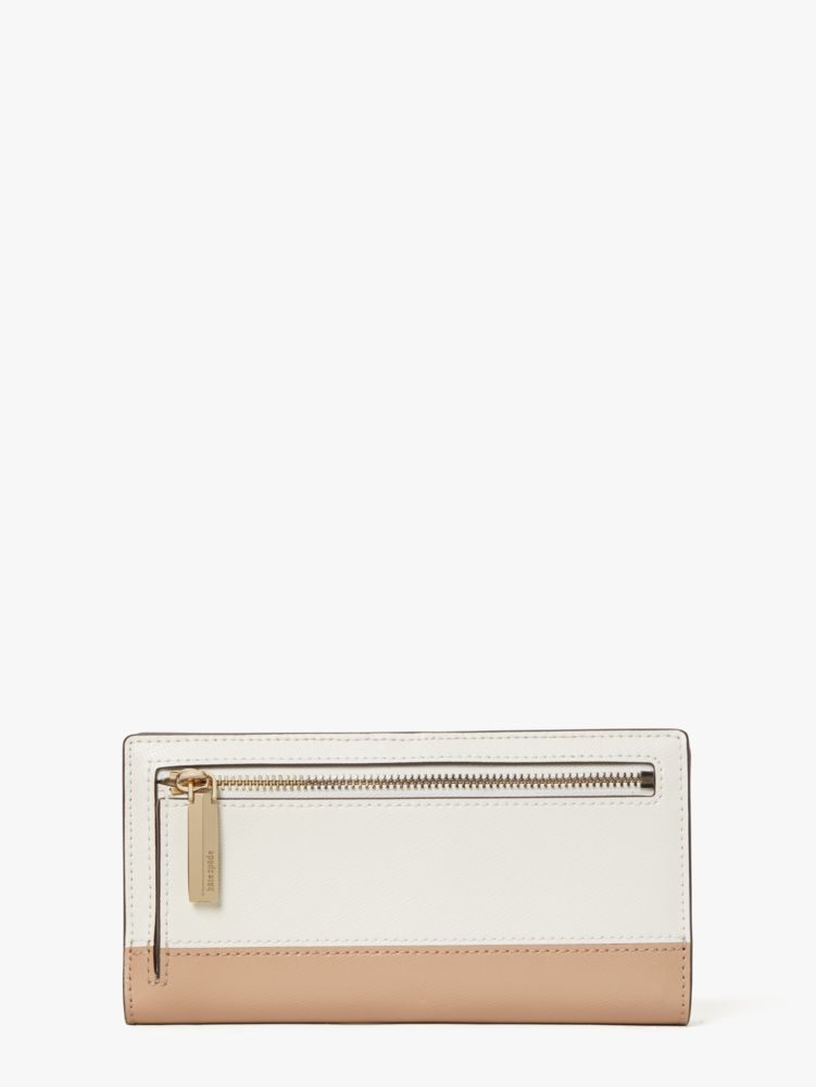 Kate Spade,スペンサー スリム バイフォールド ウォレット,パーチモント／ローピーカン