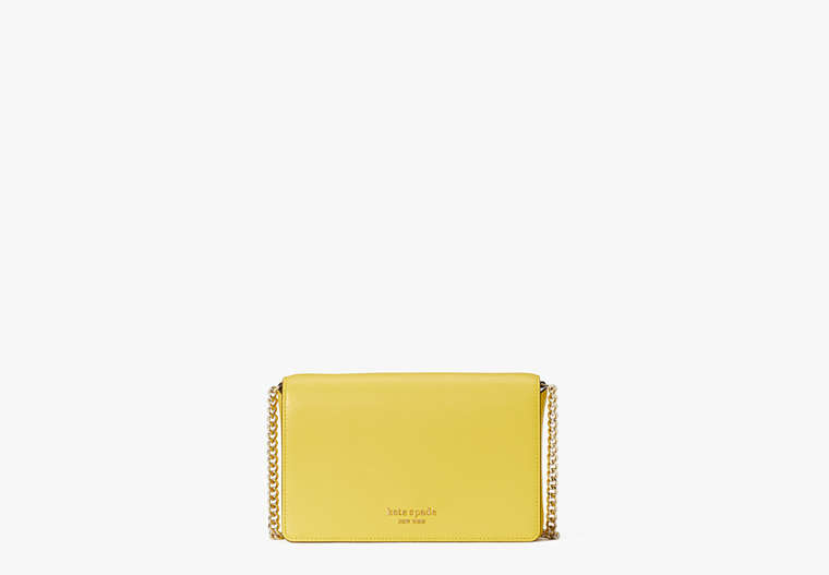 Kate Spade,spencer chain wallet,crossbody bags,Evening,Clear/Worn Gold image number 0
