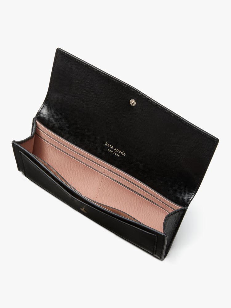 Kate spade mila slim flap wallet new arrivals