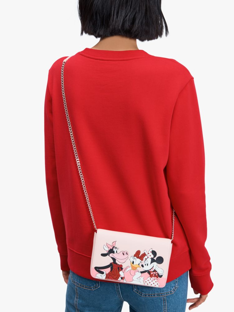 Kate Spade,Disney X Kate Spade New York Clarabelle & Friends Chain Wallet,